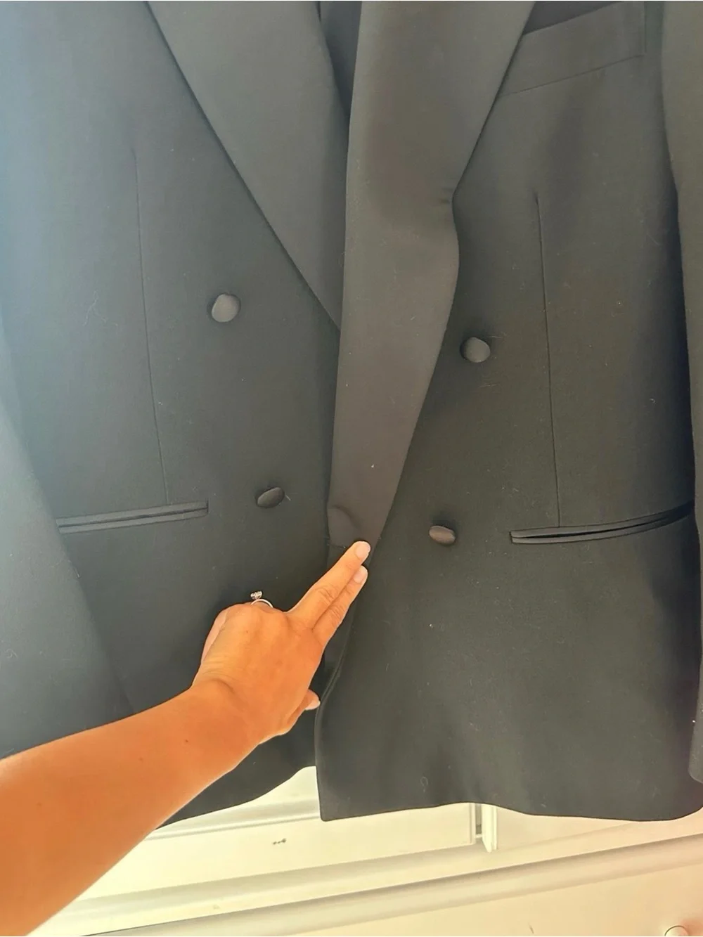 Men’s Italian Black Tuxedo with Matching Pants – Giannino Firenze New York